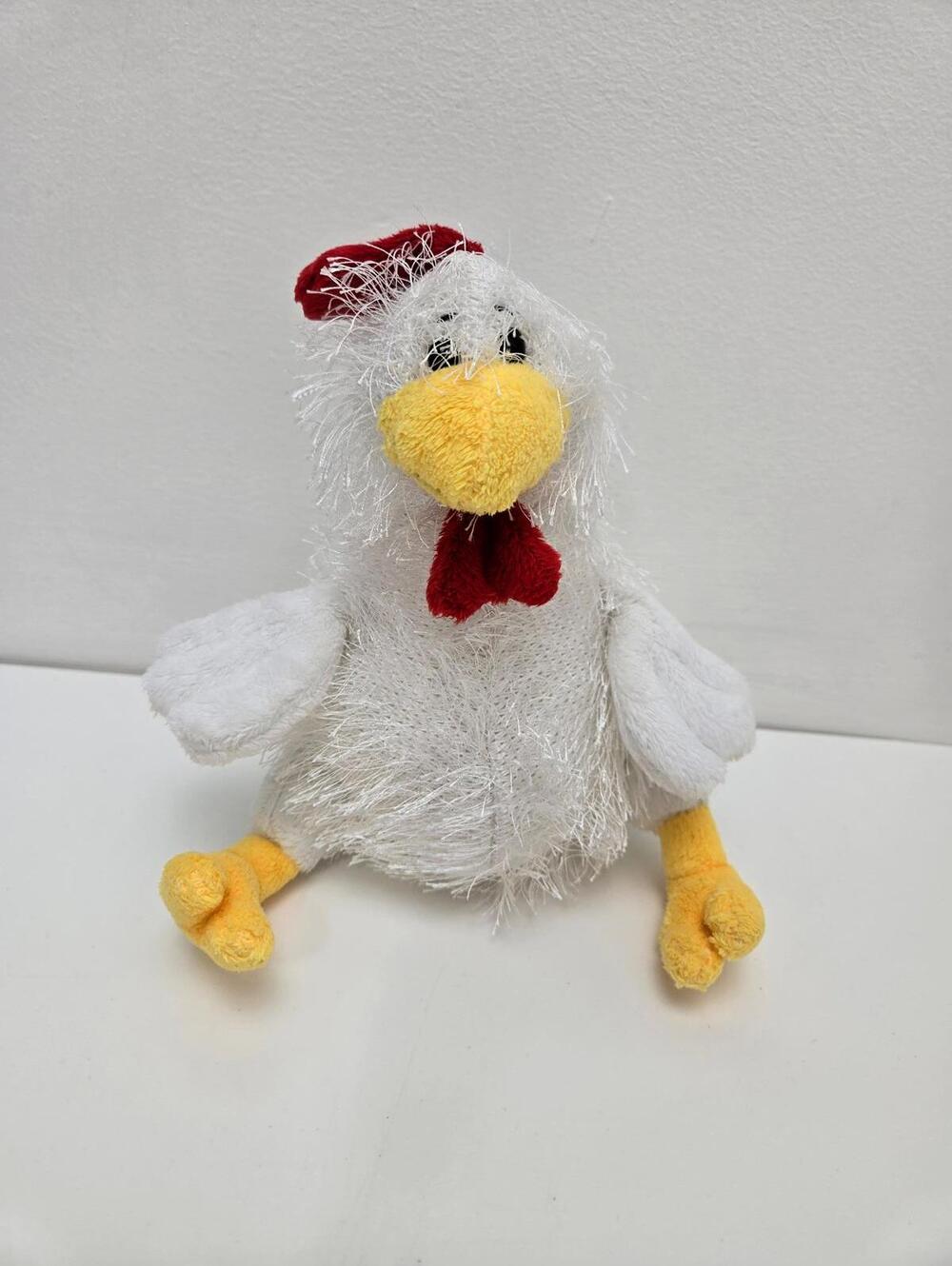 Adorable Vintage Webkinz Chicken with No Tag, Ganz Plush (7 inch)
